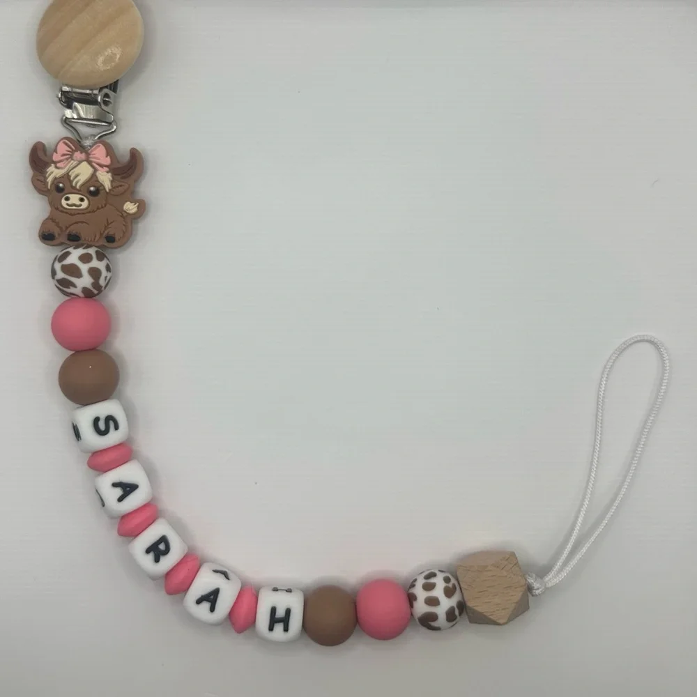 Personalized Pacifier Clip!
